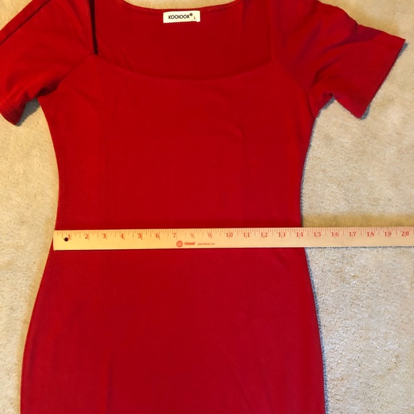 Koolook Red Dress - Size Large - Picture 8 of 9